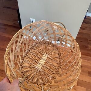 Elegant Tan Woven Basket